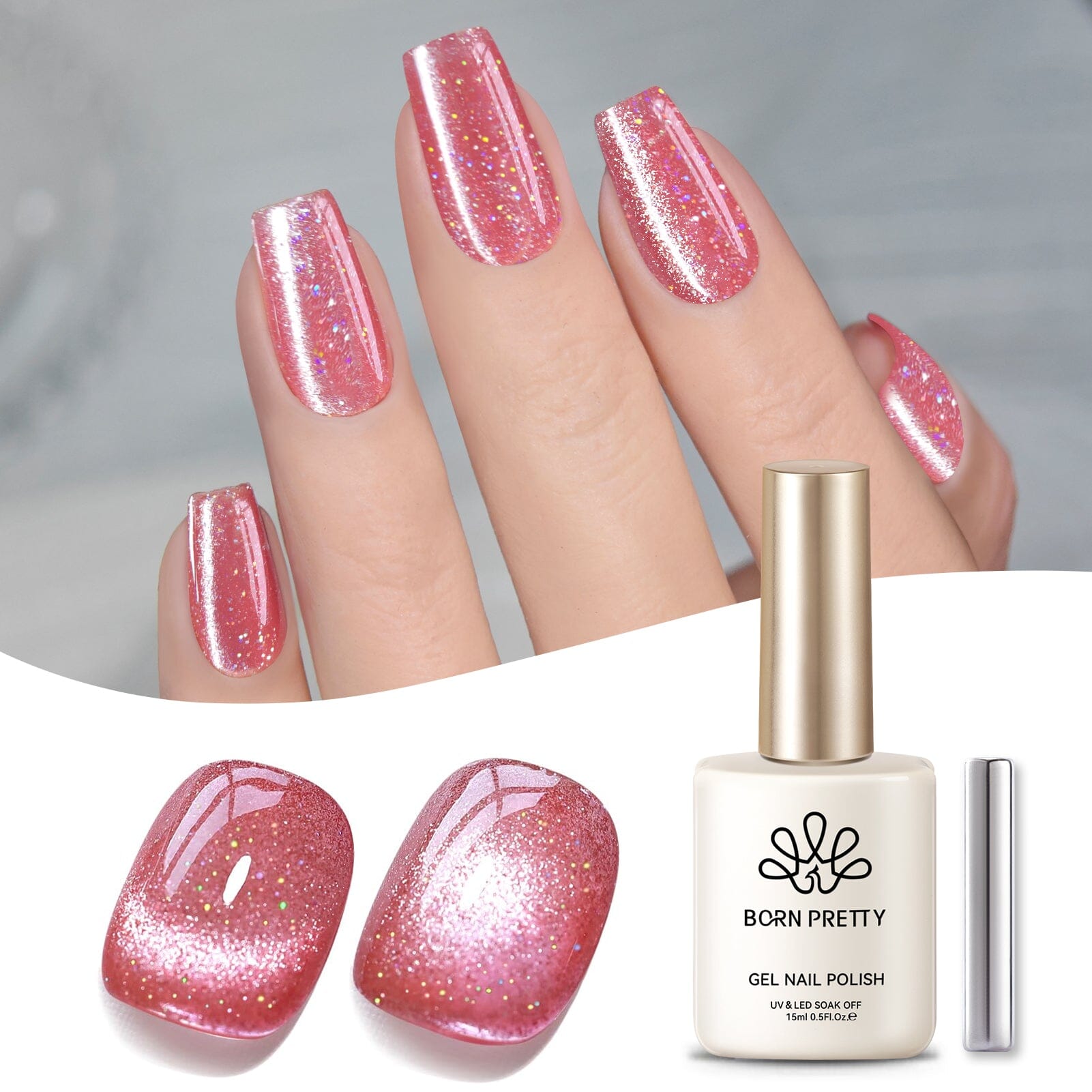 Cat Magnetic Gel Polish 15ml Gel Nail Polish BORN PRETTY MY275 