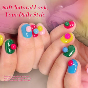 6 Colors Gel Polish Set S26 Summer Dopamine 7ml Gel Nail Polish BORN PRETTY 