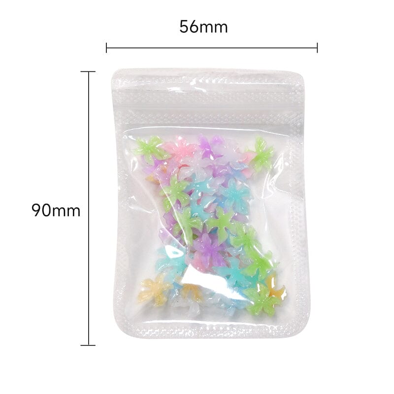 50pcs Multicolor Lily Spring 3D Nail Decorations Nail Decoration No Brand 