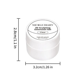 3D Sculpting Extension Gel 8ml Extension Nail Gel NICOLE DIARY 