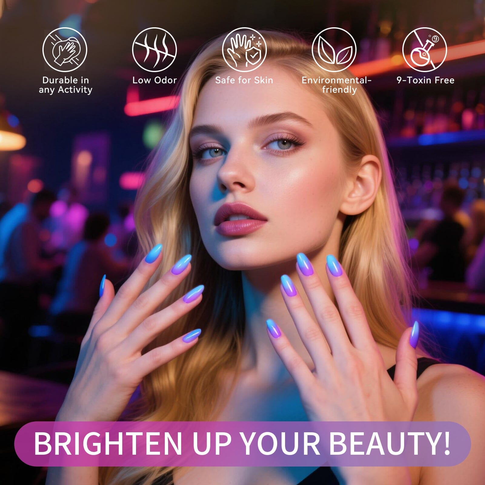 6 Colors Temperature-changing Gel Polish Set T17 ThermoScape 7ml Gel Nail Polish BORN PRETTY 