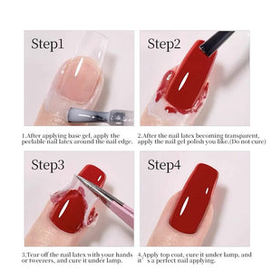 Antifreezing Latex Tape 10ml Nail Care NICOLE DIARY 