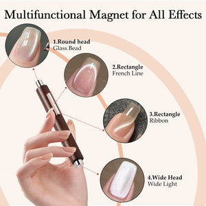 Brown 3-in-1 Magnet Stick Tools & Accessories BORN PRETTY 