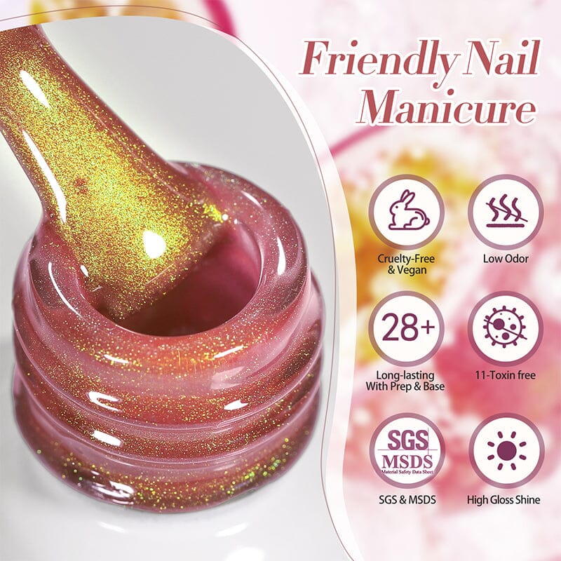 Yellow Colored Cat Magnetic Gel Polish MY296 Passion Fruit 10ml Gel Nail Polish BORN PRETTY 
