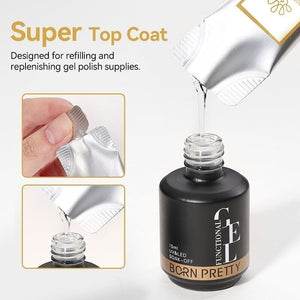 4pcs Super Top Coat Set 15ml Base & Top Coat BORN PRETTY 