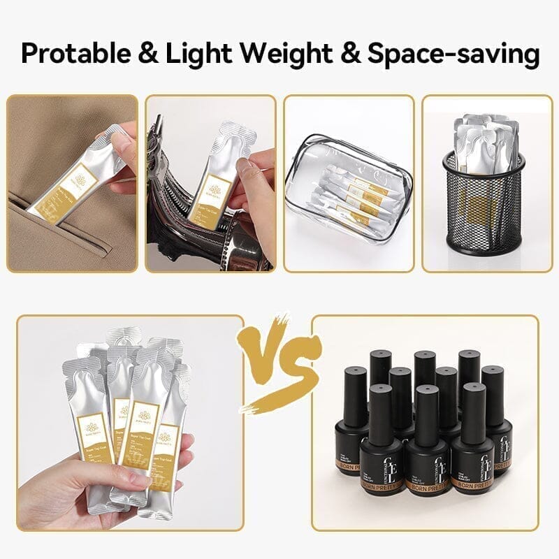 6pcs Super Top Coat Set 15ml Base & Top Coat BORN PRETTY 