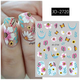 Flowers Butterfly 3D Nail Sticker JO-2715-2725 Nail Sticker No Brand JO-2720 
