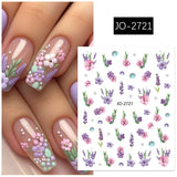 Flowers Butterfly 3D Nail Sticker JO-2715-2725 Nail Sticker No Brand JO-2721 