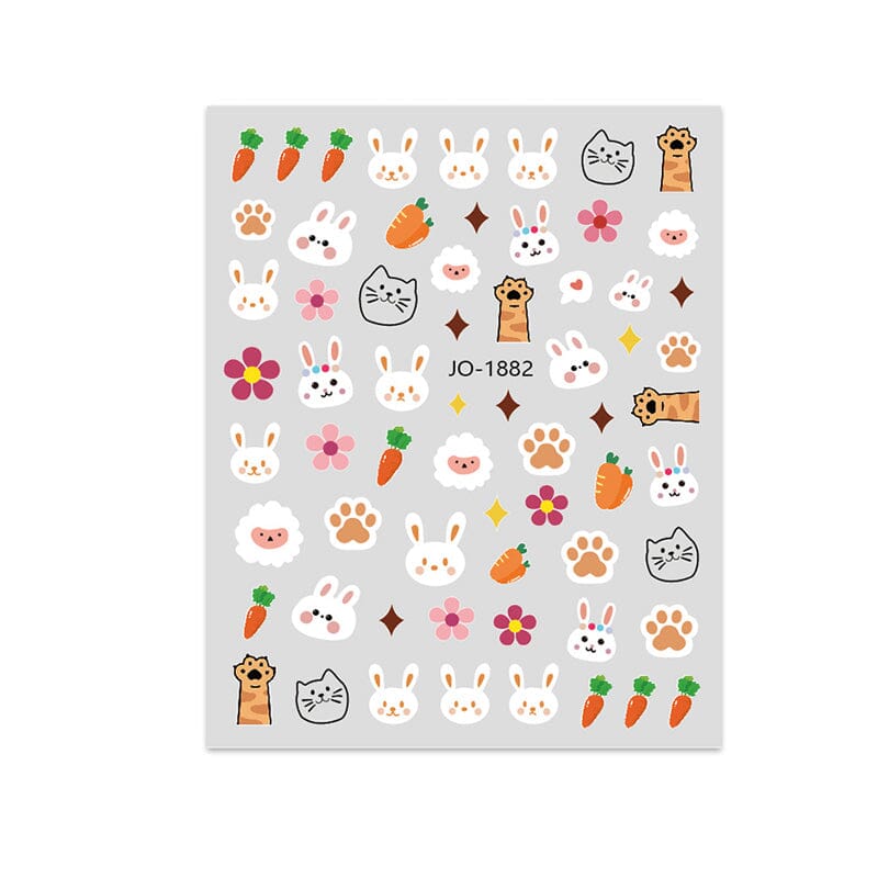 3D Nail Sticker JO-1882 Clearance No Brand 