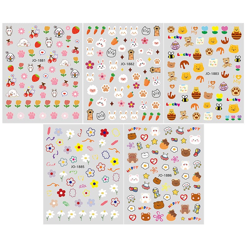 3D Nail Sticker JO-1882 Clearance No Brand 