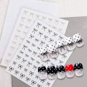 Bowknot 3D Nail Sticker JO-2530 Clearance No Brand 