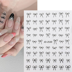 Bowknot 3D Nail Sticker JO-2530 Clearance No Brand 