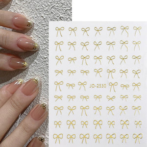 Bowknot 3D Nail Sticker JO-2530 Clearance No Brand 