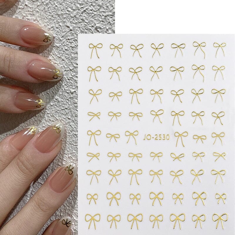 Bowknot 3D Nail Sticker JO-2530 Clearance No Brand 