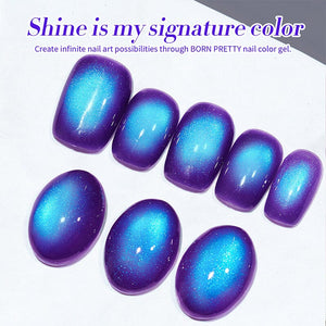 Blue Colored Cat Magnetic Gel Polish MY297 Blueberry 10ml Gel Nail Polish BORN PRETTY 