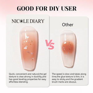Watercolor Nail Gel 15ml Gel Nail Polish NICOLE DIARY 