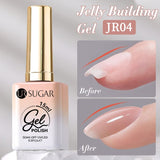 4 In 1 Jelly Building Gel 15ml Base & Top Coat UR SUGAR JR04 