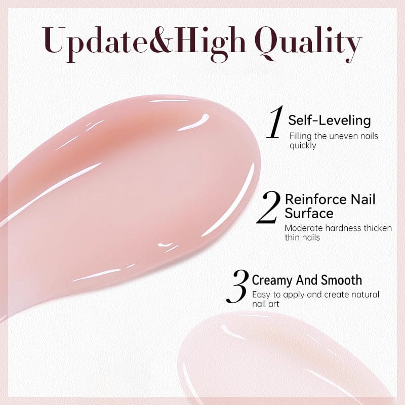 4 In 1 Jelly Building Gel 15ml Base & Top Coat UR SUGAR 