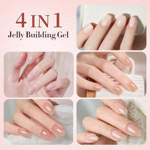 4 In 1 Jelly Building Gel 15ml Base & Top Coat UR SUGAR 