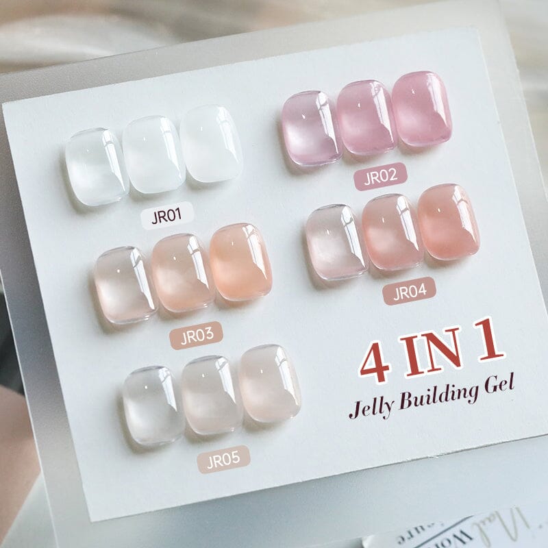 4 In 1 Jelly Building Gel 15ml Base & Top Coat UR SUGAR 