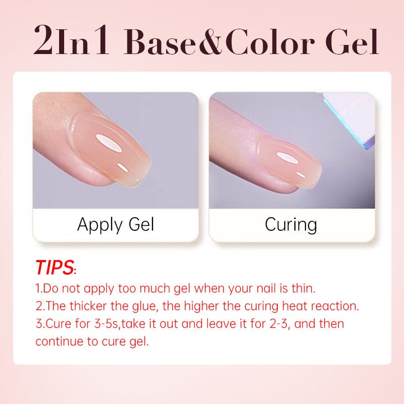4 In 1 Jelly Building Gel 15ml Base & Top Coat UR SUGAR 