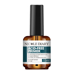 Nail Prep Dehydrator Acid-Free Primer 15ml Nail Care NICOLE DIARY Acid-Free Primer 