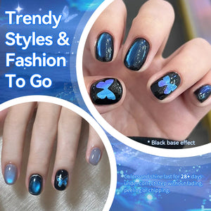 Aurora Cat Magnetic Gel Polish MY304 Blue Tears 15ml Gel Nail Polish BORN PRETTY 