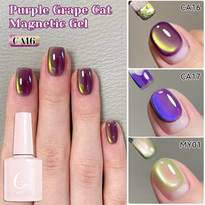Cat Magnetic Gel Polish Fruit Series 10ml Clearance NICOLE DIARY 