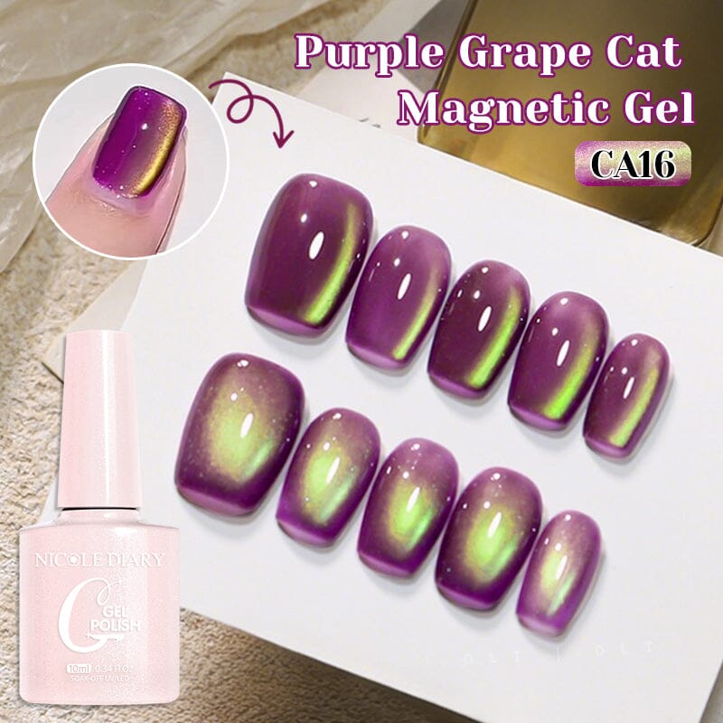 Cat Magnetic Gel Polish Fruit Series 10ml Clearance NICOLE DIARY 