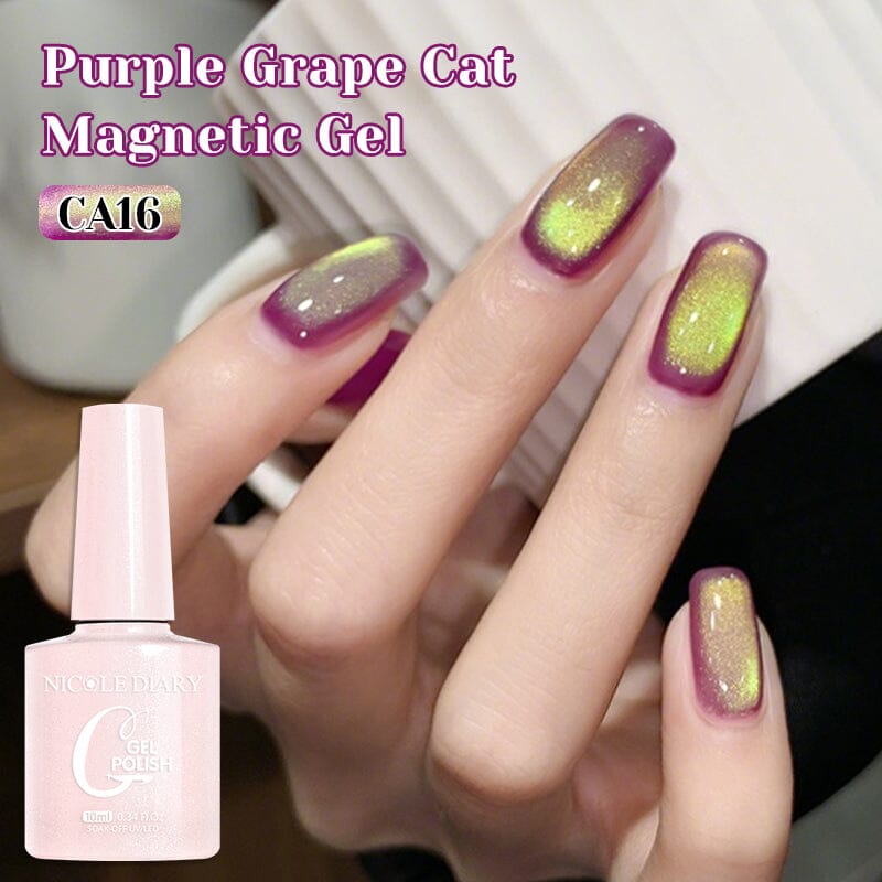 Cat Magnetic Gel Polish Fruit Series 10ml Clearance NICOLE DIARY 