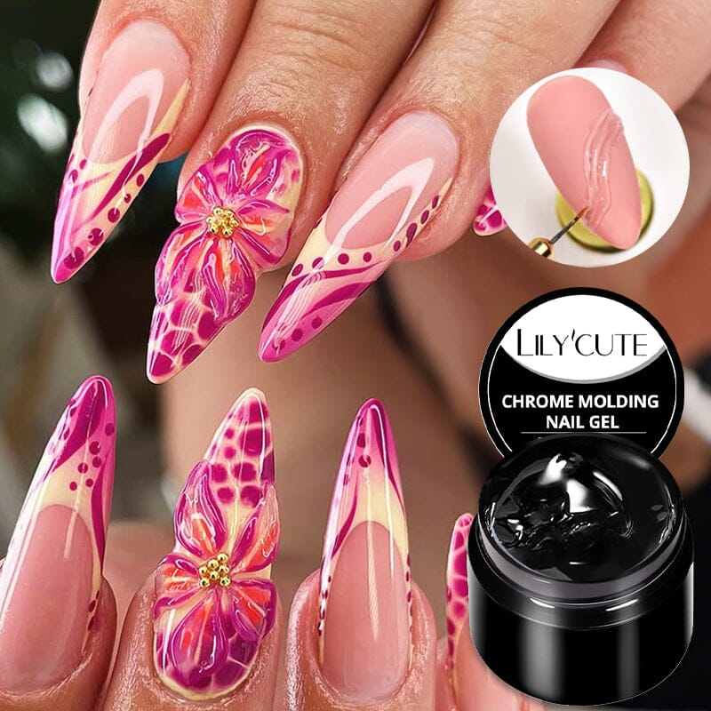 Chrome Molding Nail Gel 7ml Gel Nail Polish LILYCUTE 