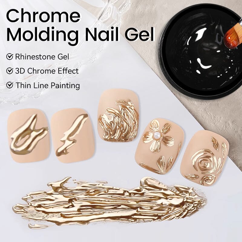 Chrome Molding Nail Gel 7ml Gel Nail Polish LILYCUTE 