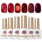 6 Colors Jelly Gel Polish Set 7ml