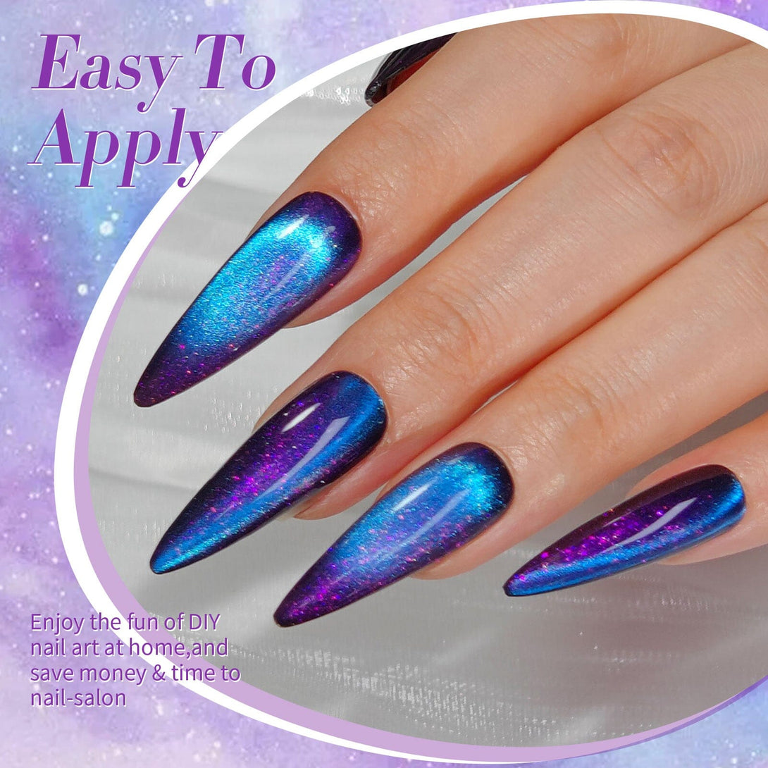Auroras Cat Magnetic Gel Polish MY311 Night Purple 15ml Gel Nail Polish BORN PRETTY 