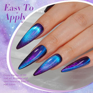 Auroras Cat Magnetic Gel Polish MY311 Night Purple 15ml Gel Nail Polish BORN PRETTY 