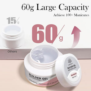 Clear Hema-Free Non Stick Hand Extension Gel 60g Extension Nail Gel BORN PRETTY 