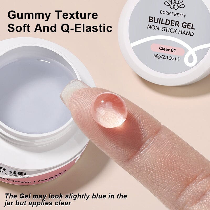 Clear Hema-Free Non Stick Hand Extension Gel 60g Extension Nail Gel BORN PRETTY 