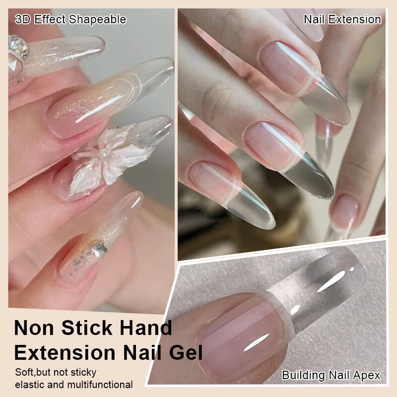 Clear Hema-Free Non Stick Hand Extension Gel 60g Extension Nail Gel BORN PRETTY 