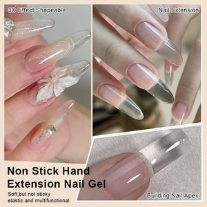 Clear Hema-Free Non Stick Hand Extension Gel 60g Extension Nail Gel BORN PRETTY 
