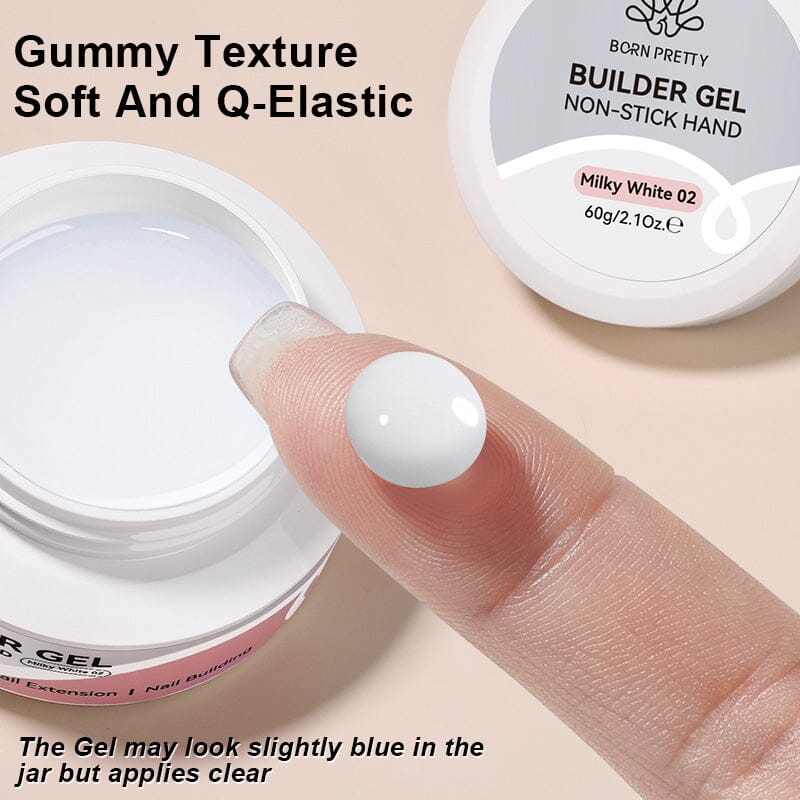 Milky White Hema-Free Non Stick Hand Extension Gel 60g Extension Nail Gel BORN PRETTY 