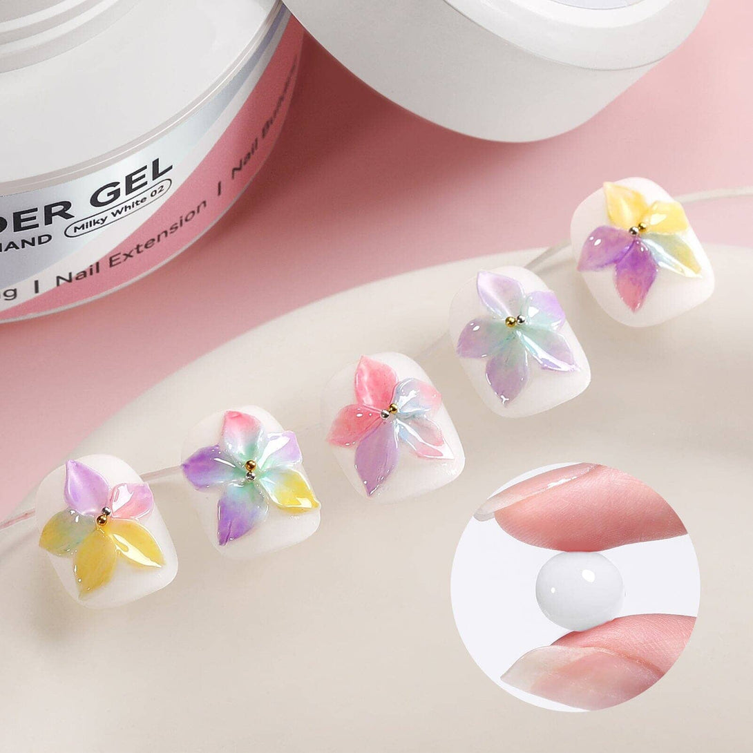 Hema-Free Non Stick Hand Extension Gel Clear 60g Extension Nail Gel BORN PRETTY 