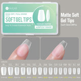 420pcs Matte Soft Gel Tips Nail Tips UR SUGAR Medium Coffin 