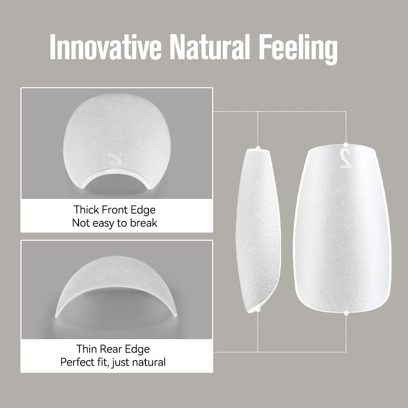 420pcs Matte Soft Gel Tips Nail Tips UR SUGAR 