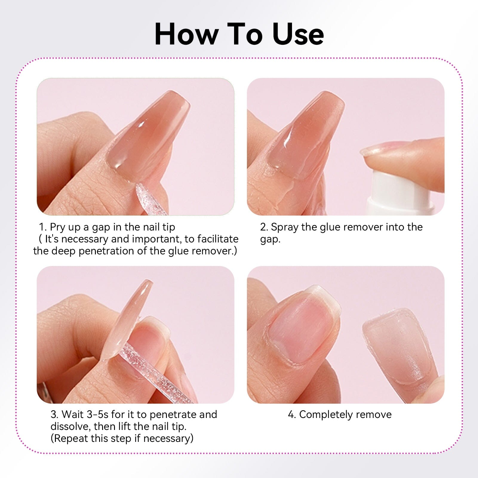 Nail Glue Remover Acetone-free 20ml Nail Tips BORN PRETTY 