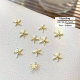 10pcs Ocean Shell 3D Nail Decorations Clearance No Brand HA133-01 