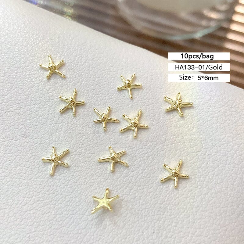 10pcs Ocean Shell 3D Nail Decorations Clearance No Brand HA133-01 