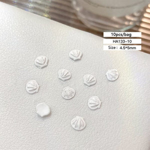 10pcs Ocean Shell 3D Nail Decorations Clearance No Brand HA133-10 