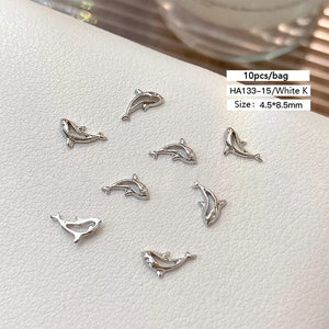 10pcs Ocean Shell 3D Nail Decorations Clearance No Brand HA133-15 