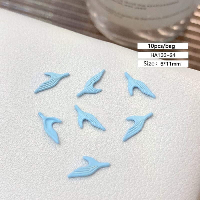 10pcs Ocean Shell 3D Nail Decorations Clearance No Brand HA133-24 