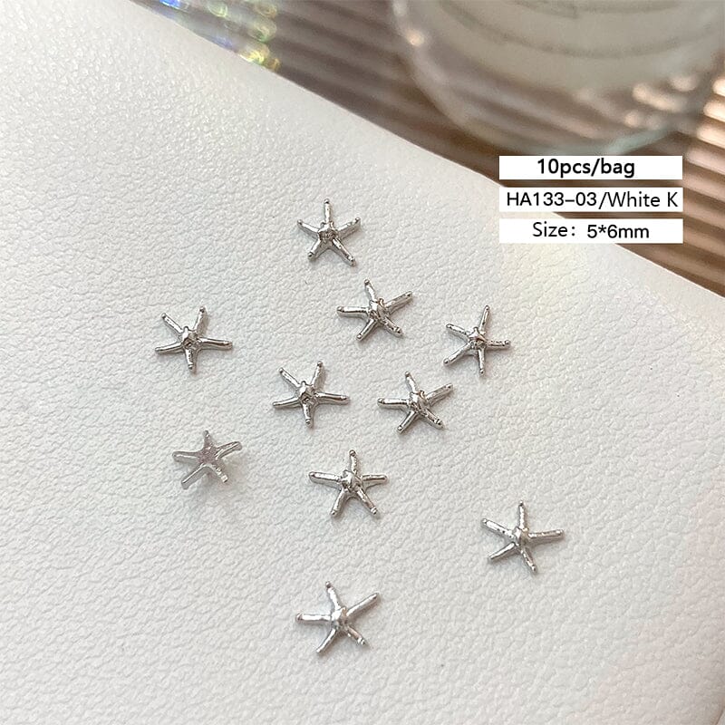 10pcs Ocean Shell 3D Nail Decorations Clearance No Brand HA133-03 